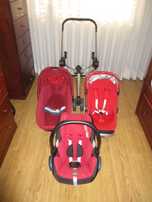 Braga - Conjunto Quinny = Carrinho + Babycoque + Alcofa + Acessórios