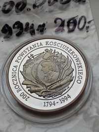 Piekna moneta z PRLu 200 000 zł 1994 r