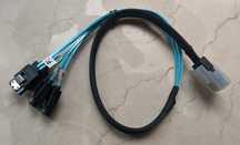 Kabel mini SAS SFF-8087 na 4x SATA 0.5M NOWY!