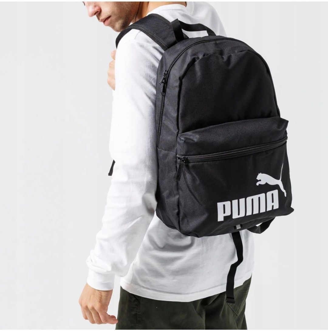 Puma Phase czarny plecak miejski sportowy szkolny na wycieczki