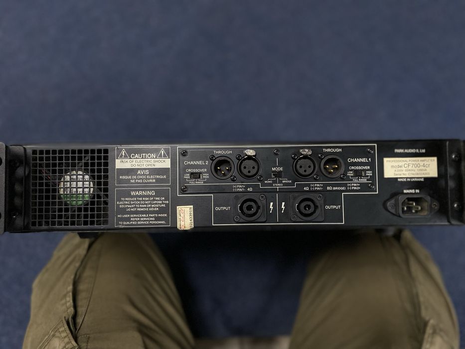 Підсилювач потужності Park Audio CF-4 cr