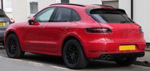 Задние левые фонари Porsche Macan 2014 2015 2016 2017 USA