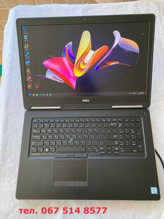 Dell Precision 7720 игровой 1920x1080/i7/16Gb/SSD 256Gb Nvidia 16Gb