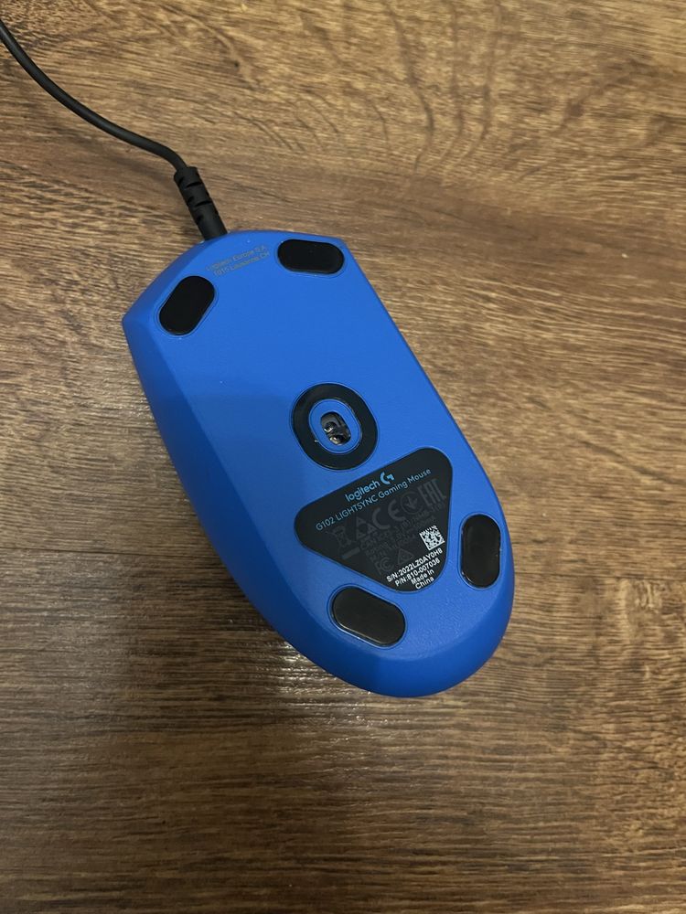 Mysz gamingowa logitech g102 niebieska