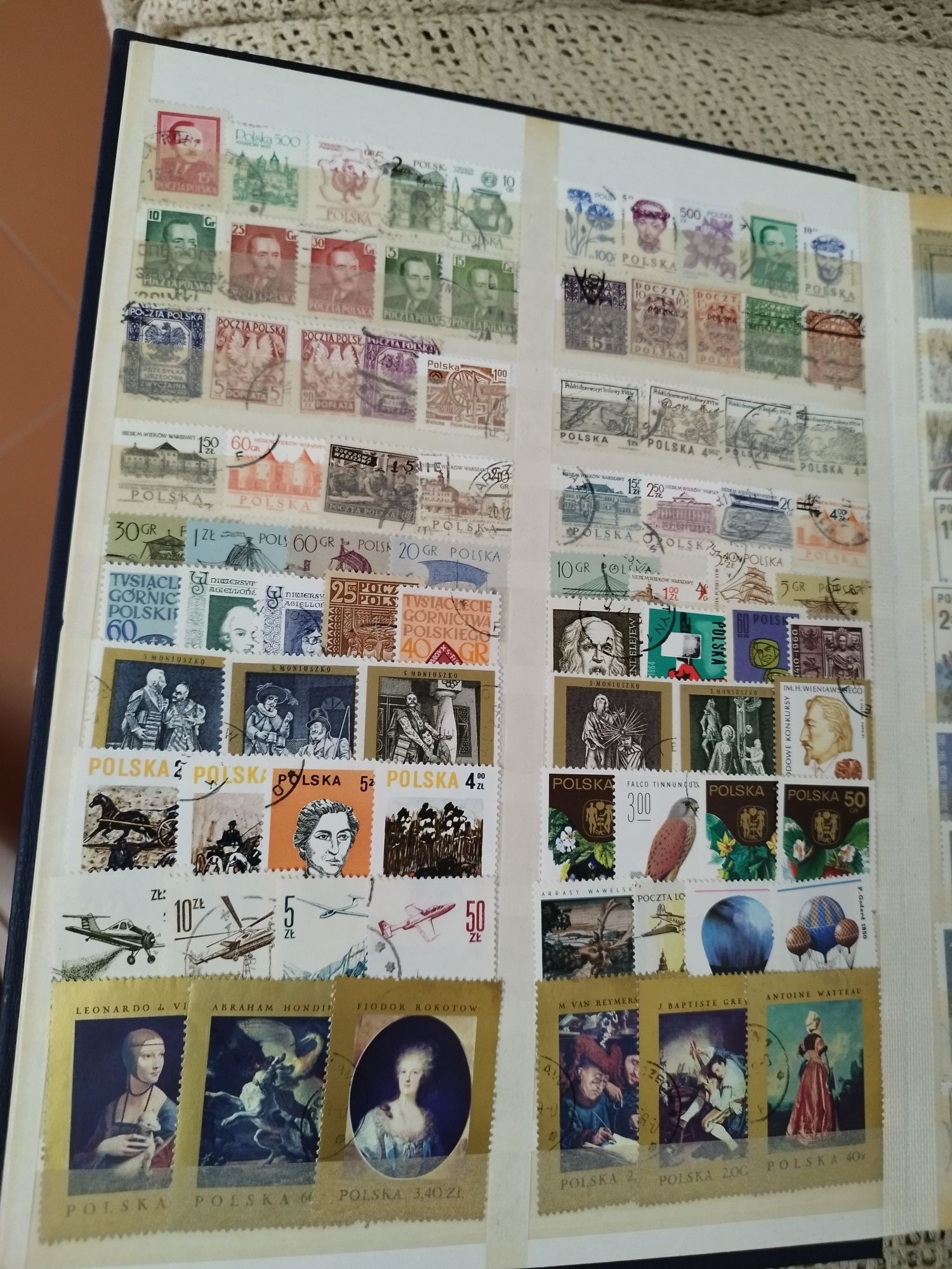 Classificador com 469 selos diferentes Polónia