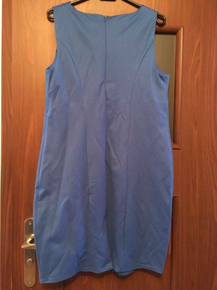 Sukienka niebieska kobalt r.18 44-46