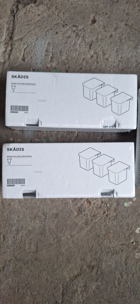Ikea skadis koszyczki i pojemniki z pokrywa x 2 ,Najtaniej