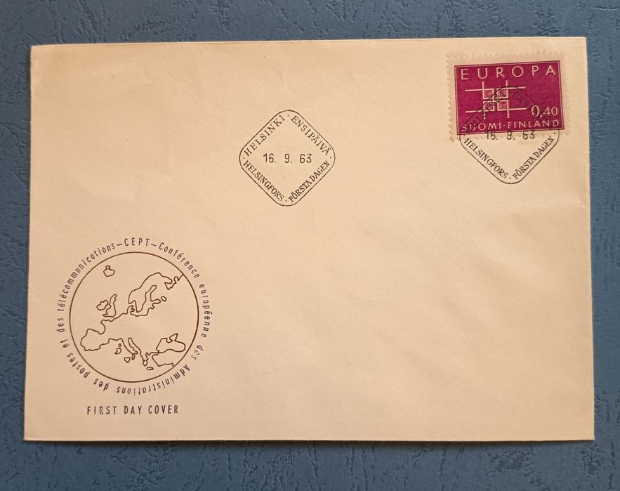 FDC CEPT Finlandia Helsinki