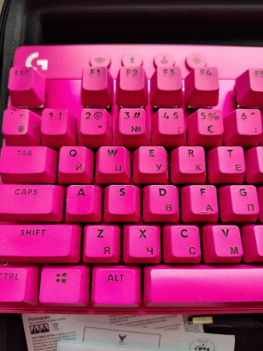 Ігрова клавіатура Logitech G Pro X Tkl Lightspeed (Magenta)