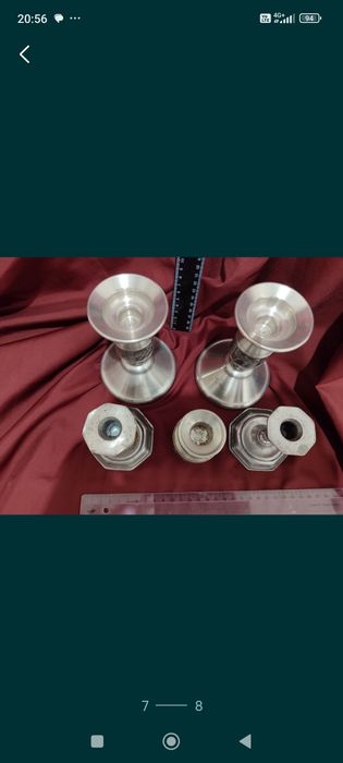 Подарунок Вінтажні свічники з олова, Швеція