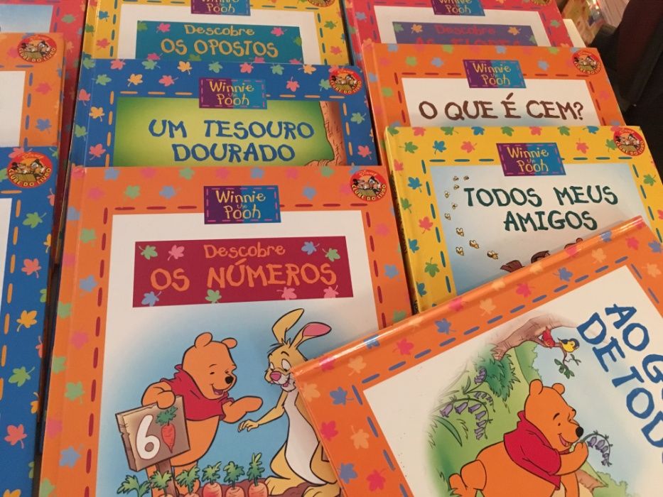 Coleção de Livros Winnie the Pooh " Descobre"