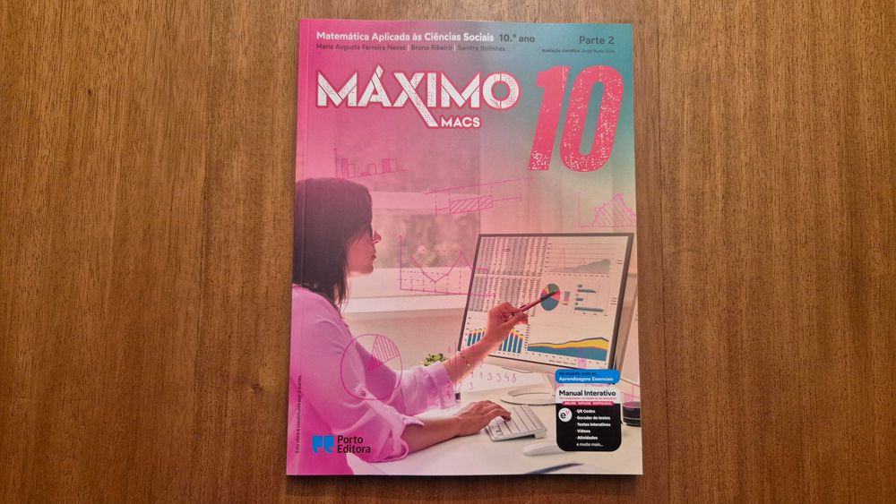 Vendo Dossier do Professor e Manual de MACS "MÁXIMO" 10ºAno - NOVO!