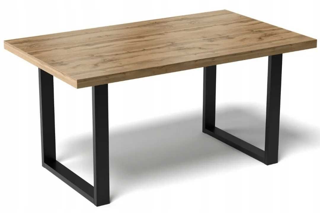 Stół do jadalni + stolik kawowy Nowy Zestaw mega stal loft