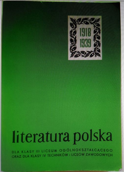 Literatura polska 1918 do 1939 - Ryszard Matuszewski