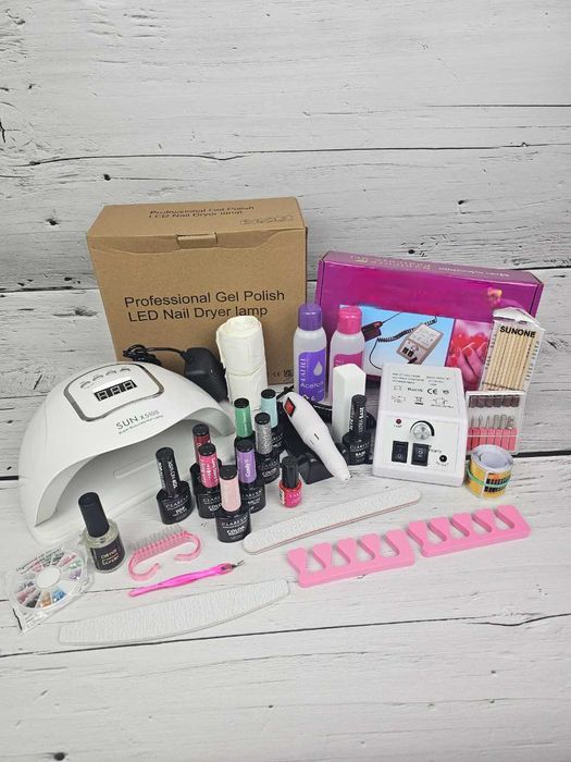 Promocja! Nowy Zestaw do Hybryd Lampa Frezarka Lakiery i Akcesoria!