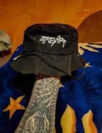 Grey 59 black bucket hat