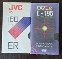 Відеокасети JVC , Lazer E-195 2 шт в наявності