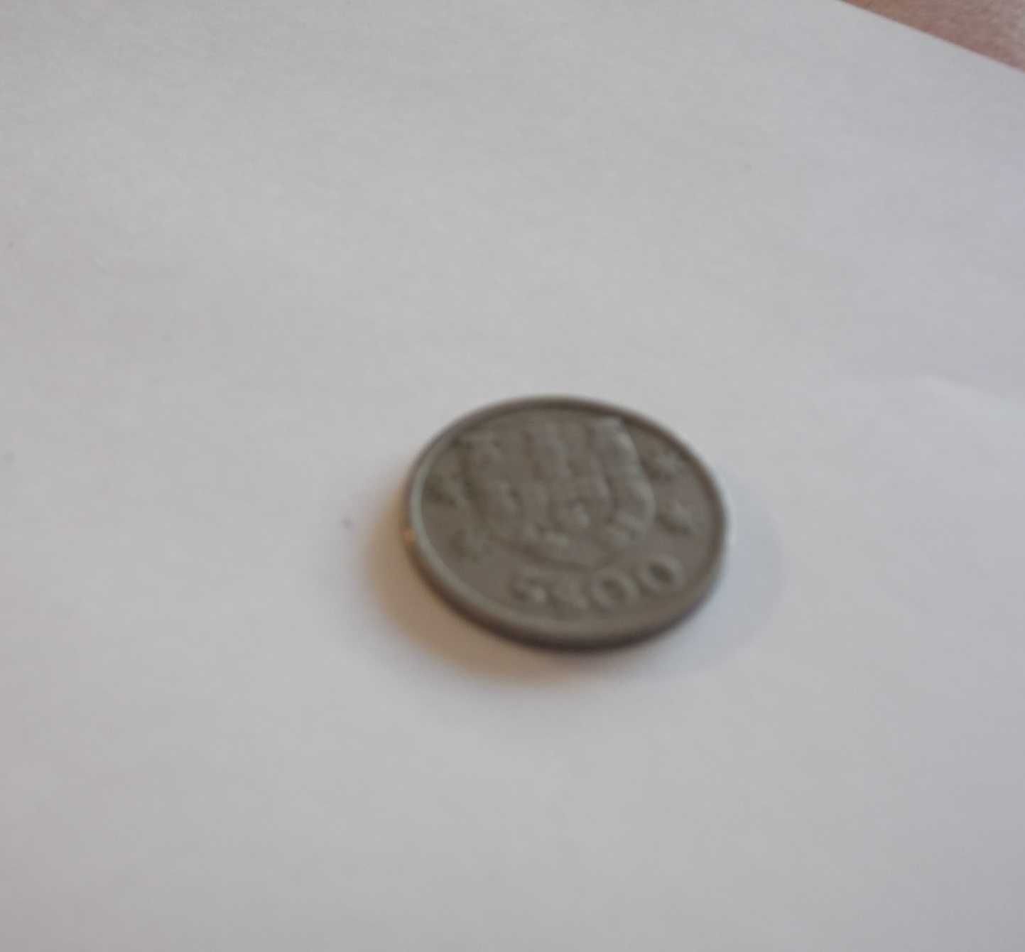5 Escudos de 1965