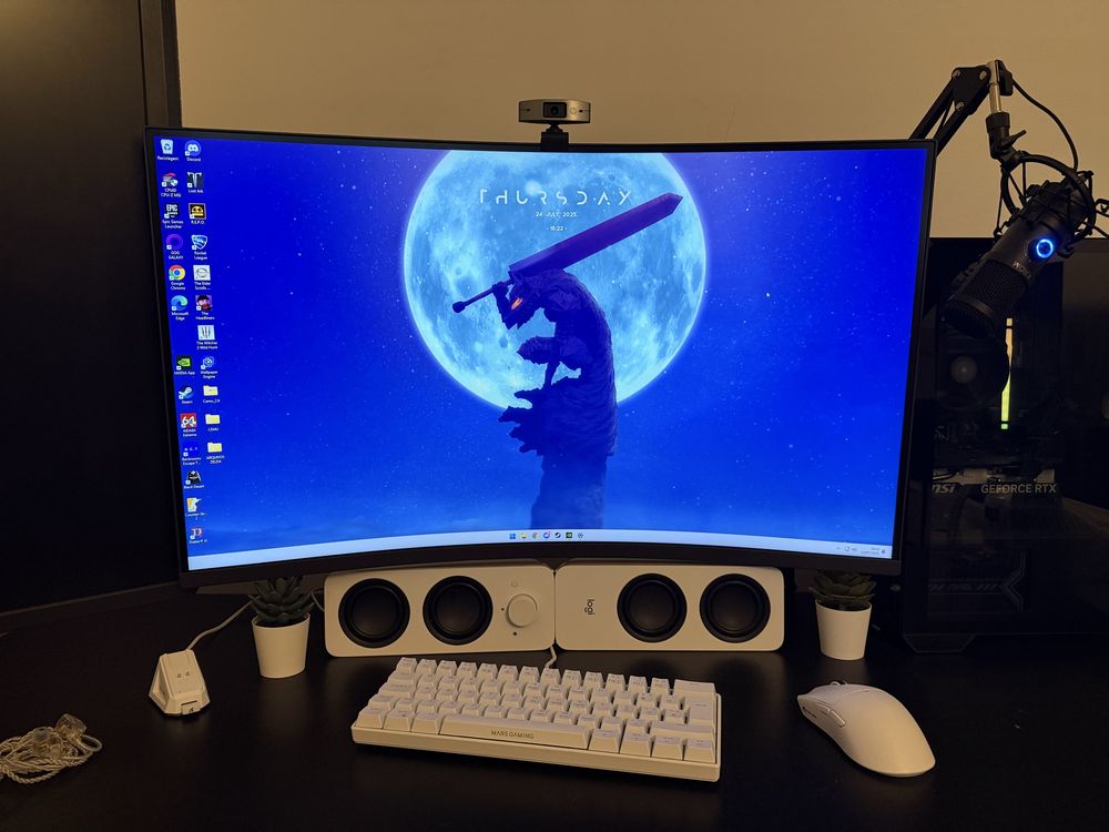 Colunas logitech Z207