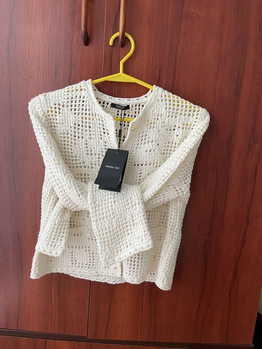 Nowy sweterek , kardigan Massimo Dutti    Wełna , bawelna