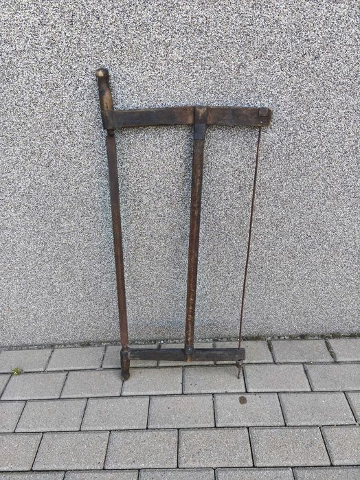 Ręczna piła ramowa PRL 2 rękojeści