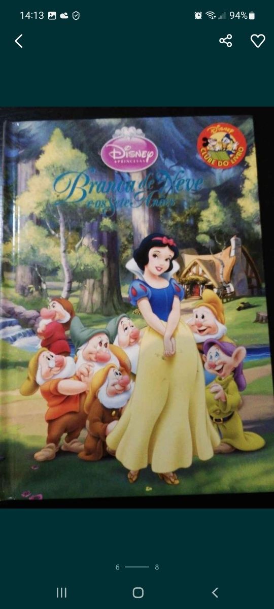 9 Livros da Disney com Suporte