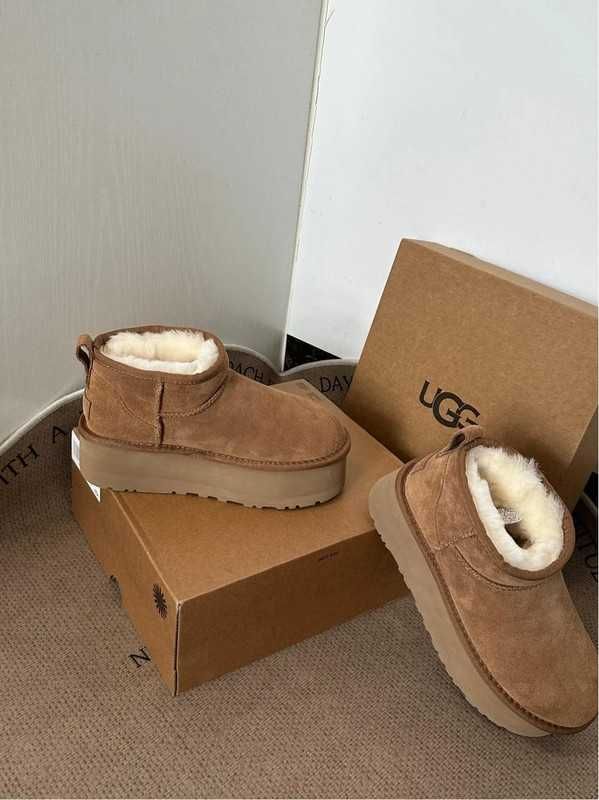 UGG Classic Ultra Mini Platform Boot Chestnut R.39