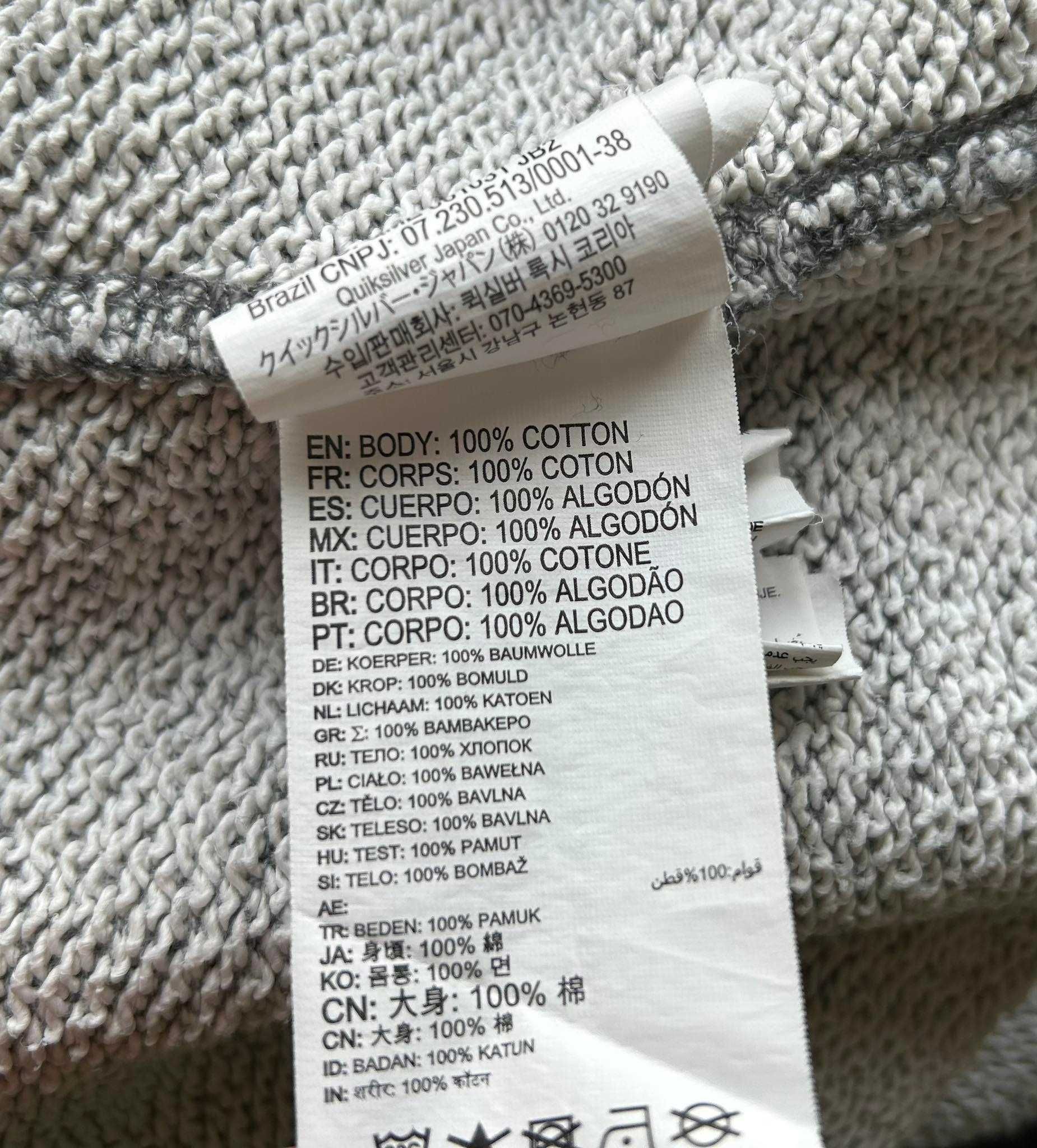 Oryginalna damska bluza z kapturem - sweter Roxy / L / idealna na zimę