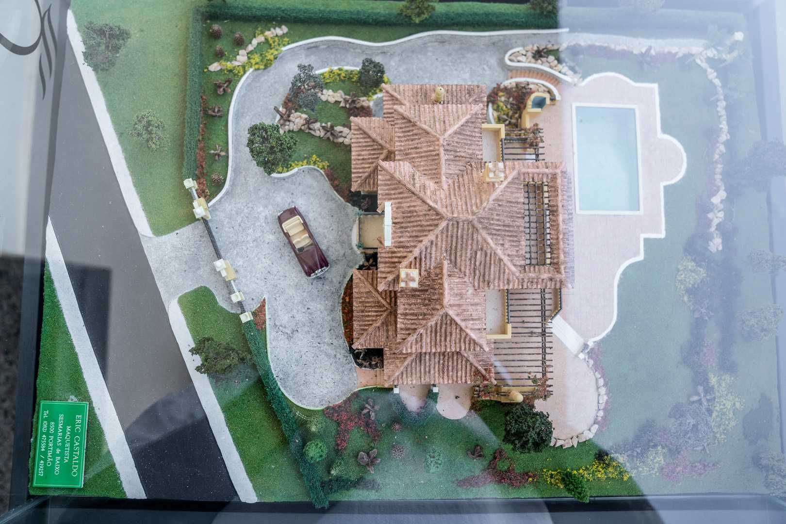 Maquete / Model of house in Qunita do Lago (design by Eric Castaldo)