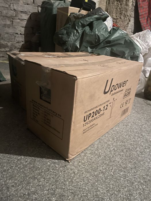 Акумулятор AGM 12v-200Ah Upower