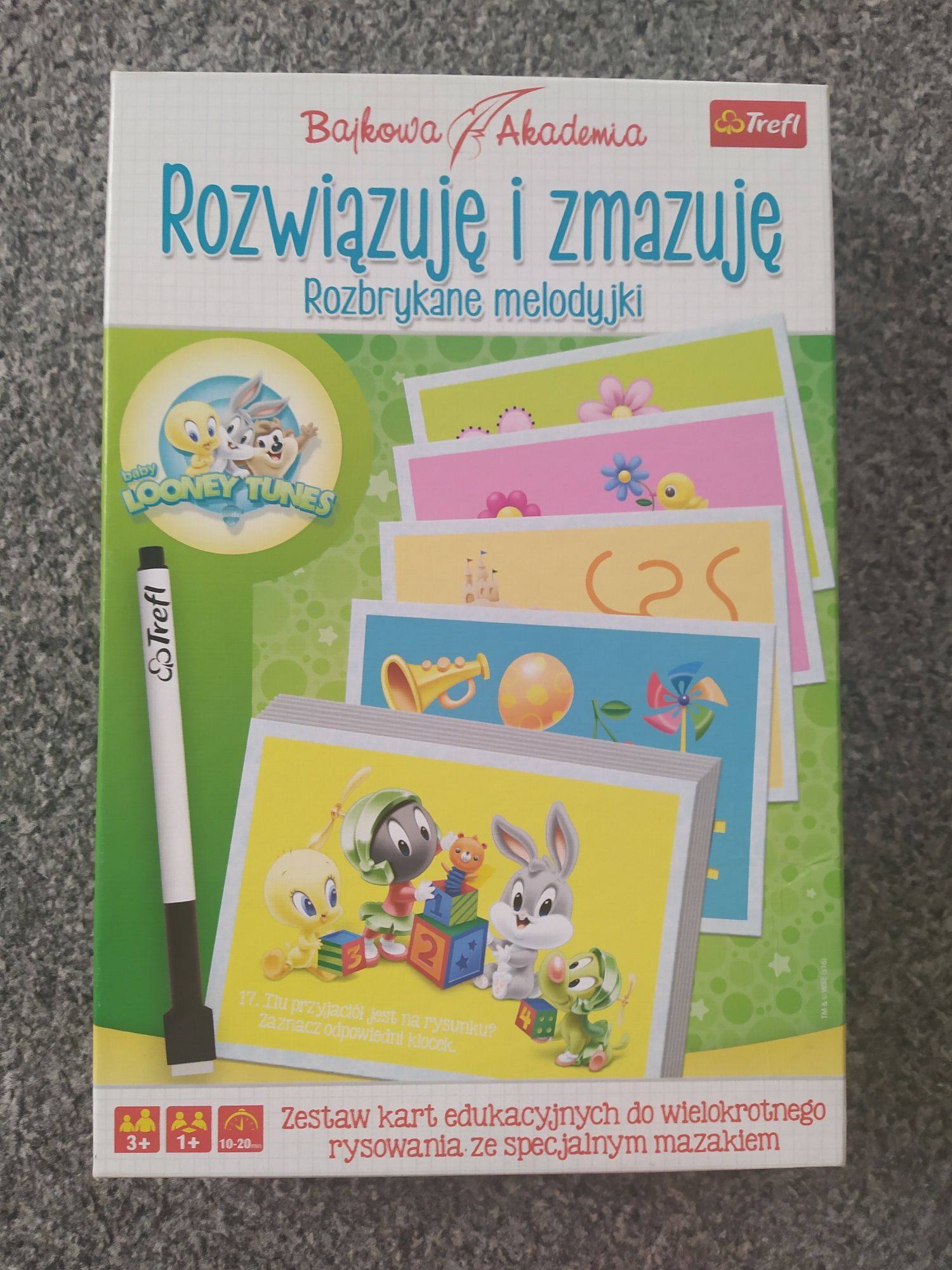 Rozwiązuję i zamazuję gra dla dzieci 3+