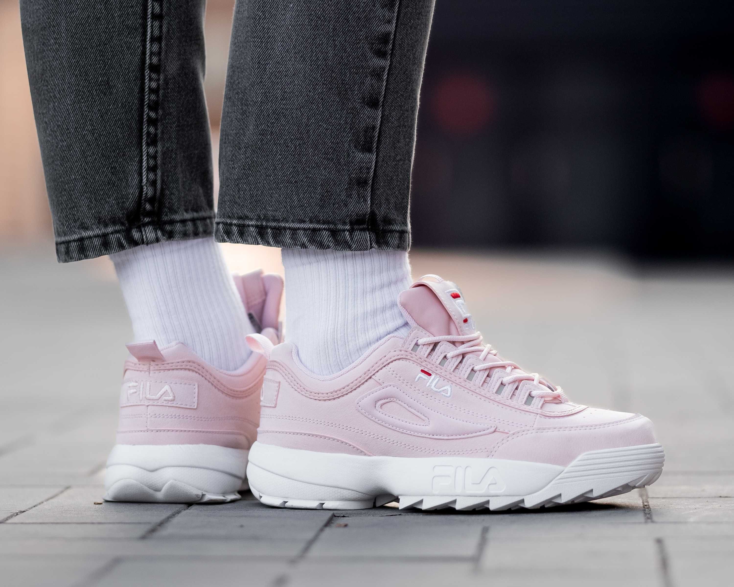 Кросівки жіночі Fila Disruptor II Pink філа дісраптор рожеві