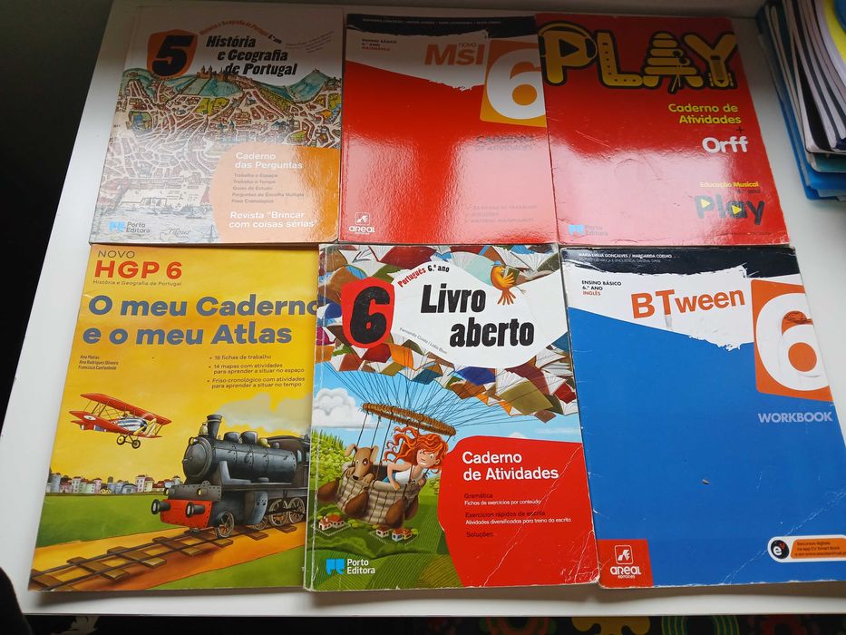 Manuais de atividades do 5º ao 8º ano