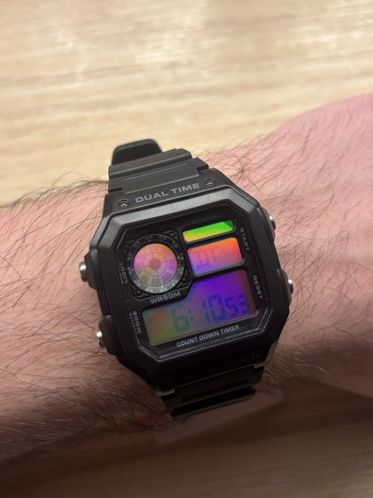 Zegarek cyfrowy SKMEI (Holo-harlekin MOD)