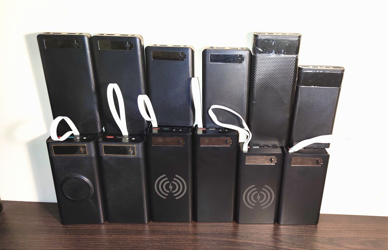 Корпус повербанк на 1,2,6,8,12,16,21 аккумулятор 18650. Power Bank