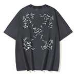 OFF-white футболка мужская с гвоздями гвозди черная варенка оверсайз