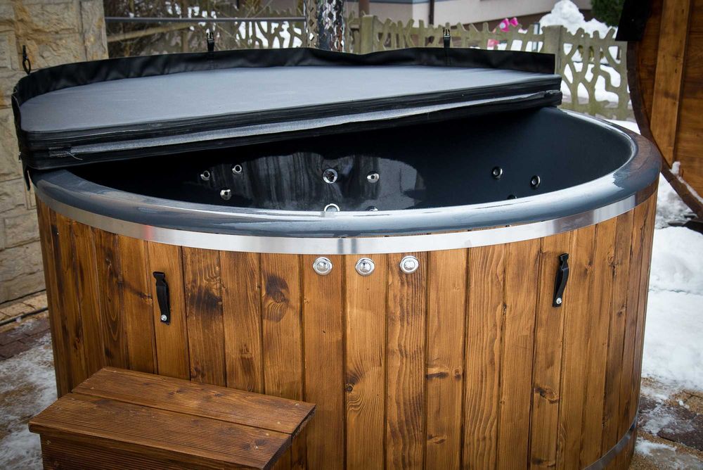 Balia ogrodowa ELEKTRYCZNA Jacuzzi Hot Tuba Gorąca Beczka hydromasaż