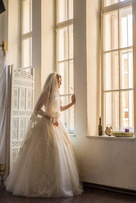 Платье свадебное, прокат, аренда, выпускное, белое, корсет, кружевное