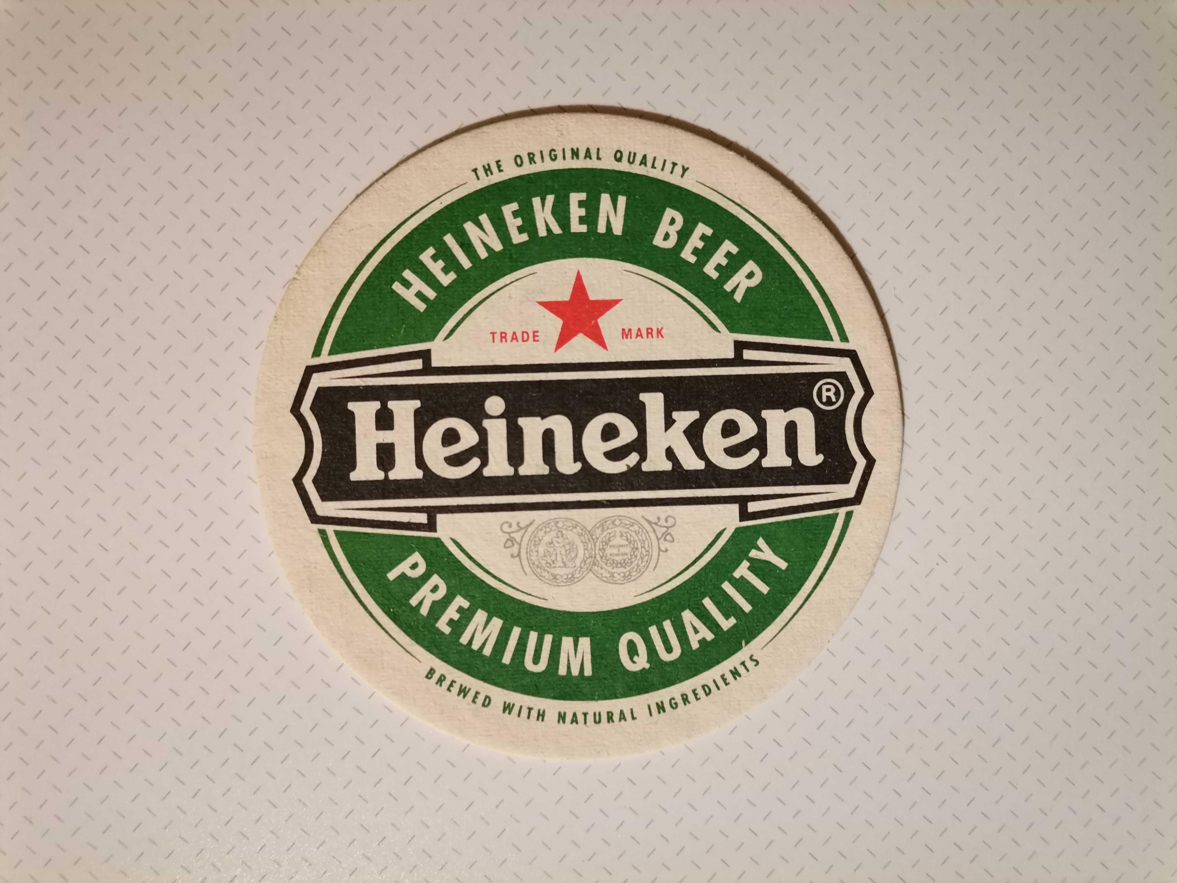 Bases para copos - Heineken, Budweiser, Beck's, Carling, Hop House