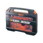 Zestaw wierteł i bitów Black-Decker A7154 Czarne/Srebrne
