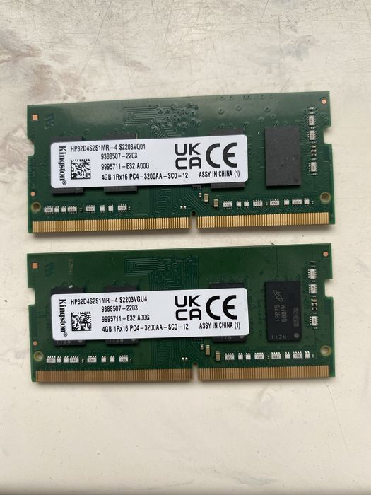 Kingston 8GB 2x4GB DDR4 3200mHz SO-DIMM