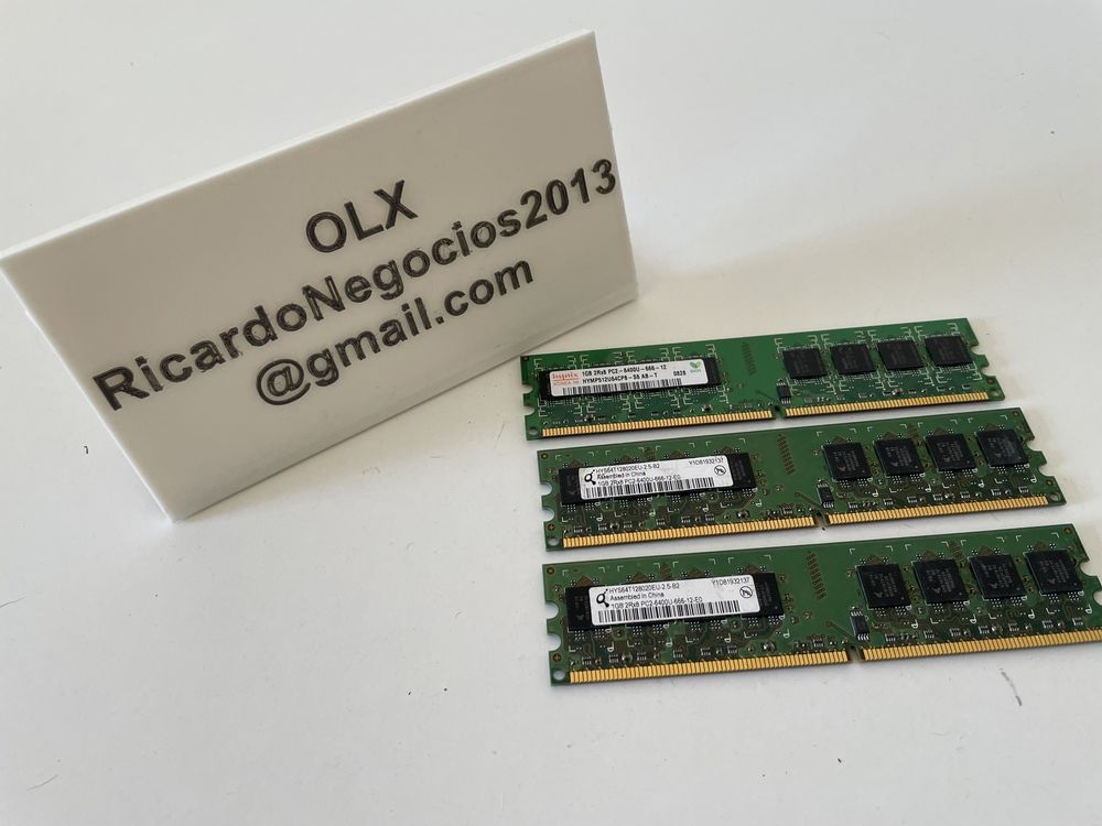 Memorias 1GB DDR2 SDRAM 800mhz