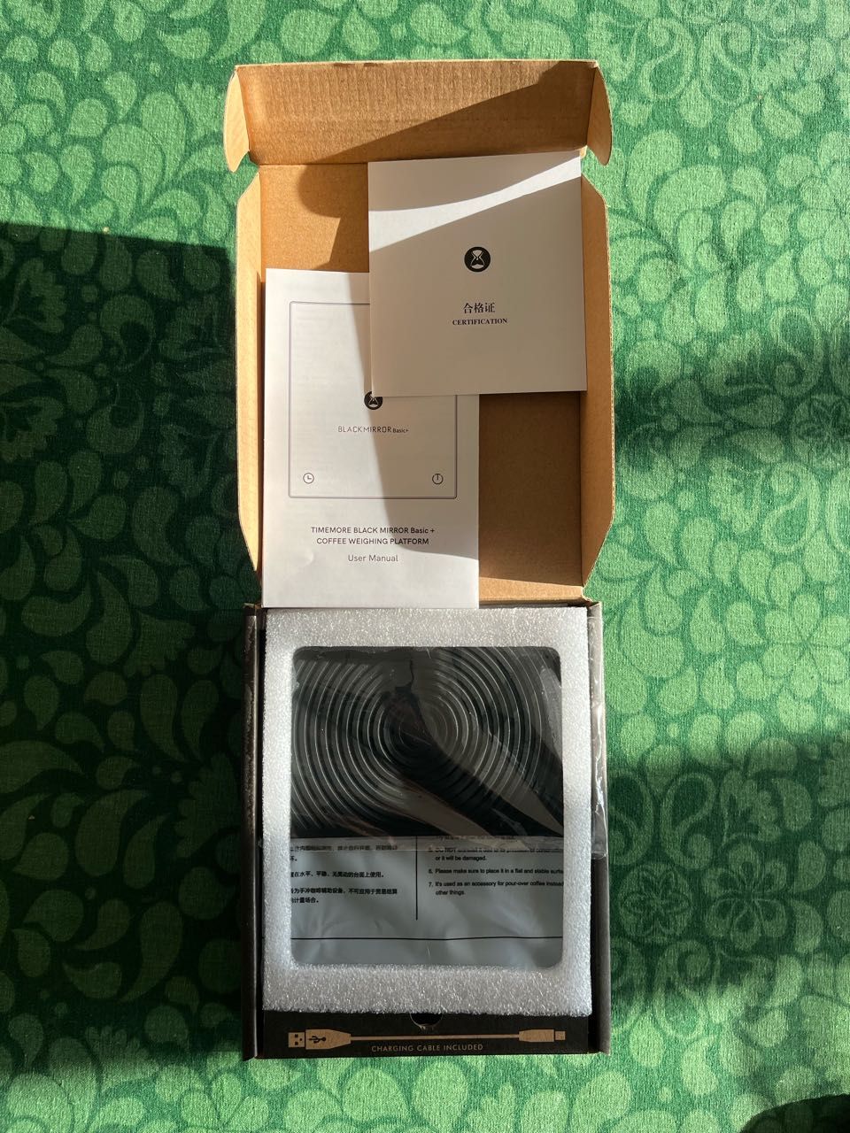 Balança de café de alta precisão 0.1g - TIMEMORE Black Mirror Basic 2