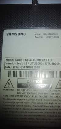 Samsung UE 43 tu 8002,plyty.