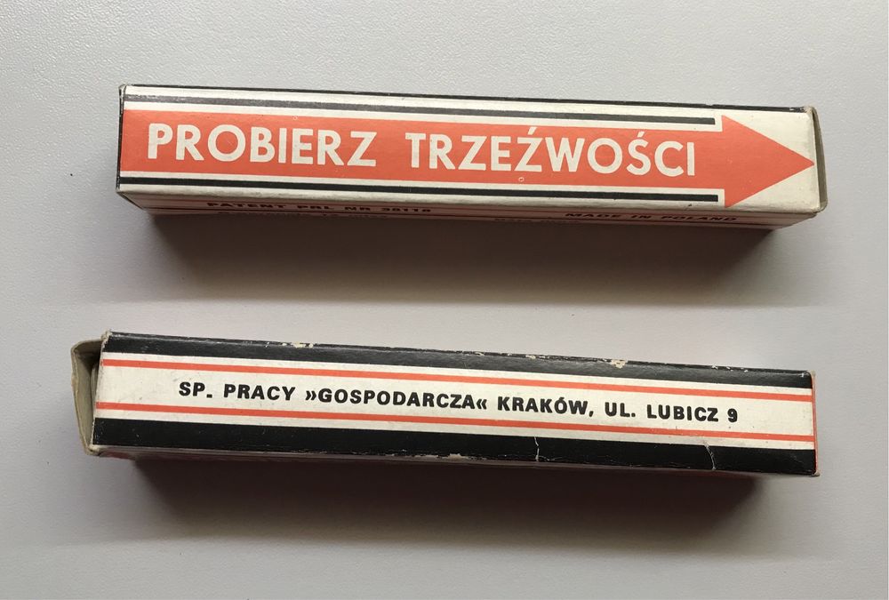 Probierz trzeźwości, test, oryginalny alkomat z PRL