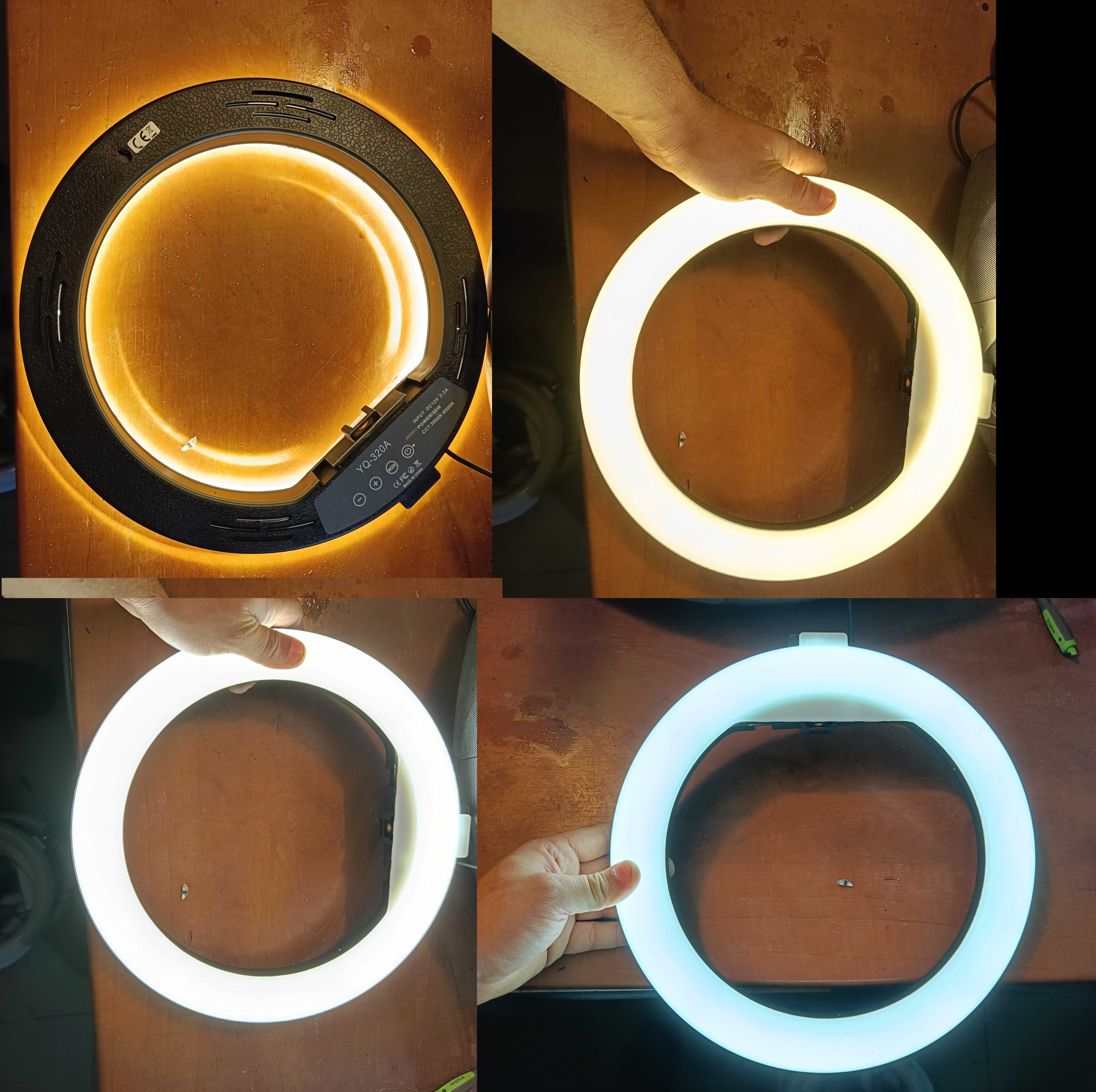 Pierścieniowa lampa światła OŚWIETLENIE LED STATYW SELFIE