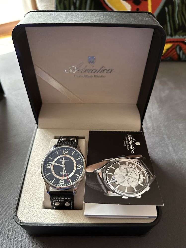 Adriatica. Zekarek. Pilot. Quartz. Swiss made