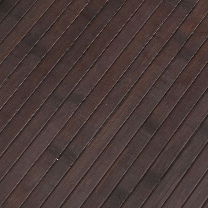 vidaXL Parawan, ciemnobrązowy, 165x400 cm, bambusowy