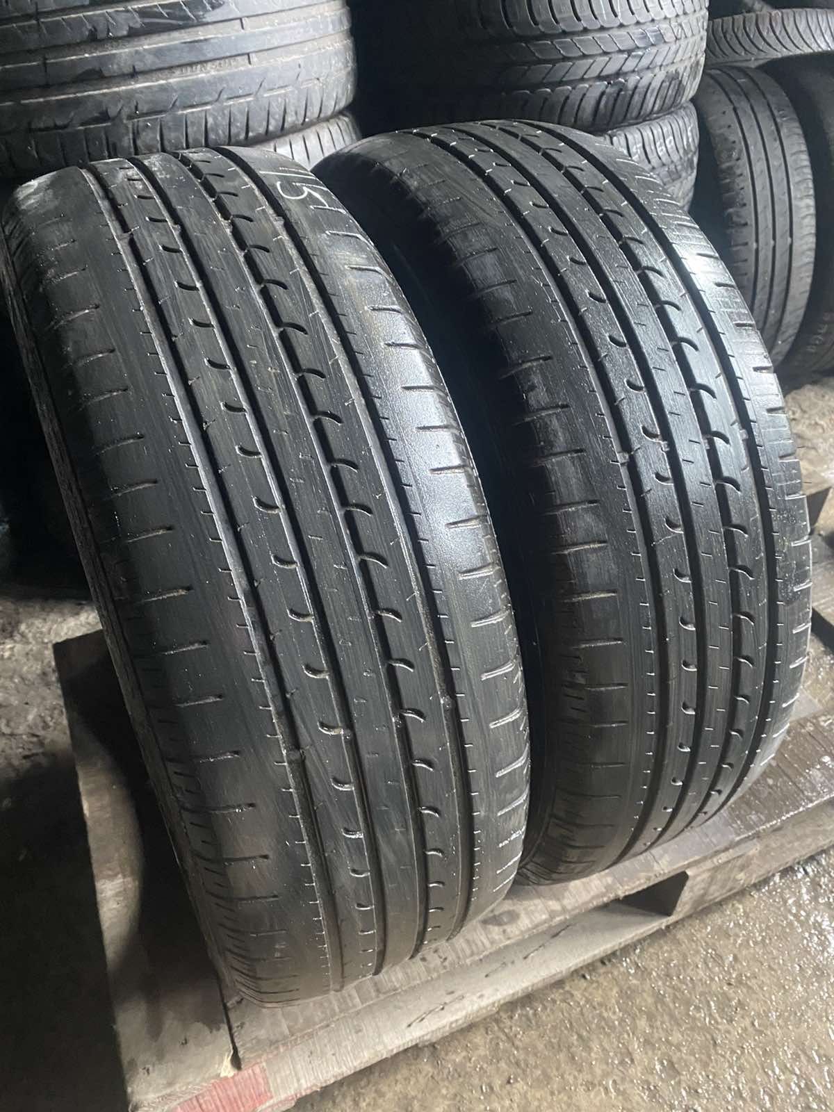 215.60.17 GoodYear 2шт лето БУ склад шины резина из Европы 60 R17