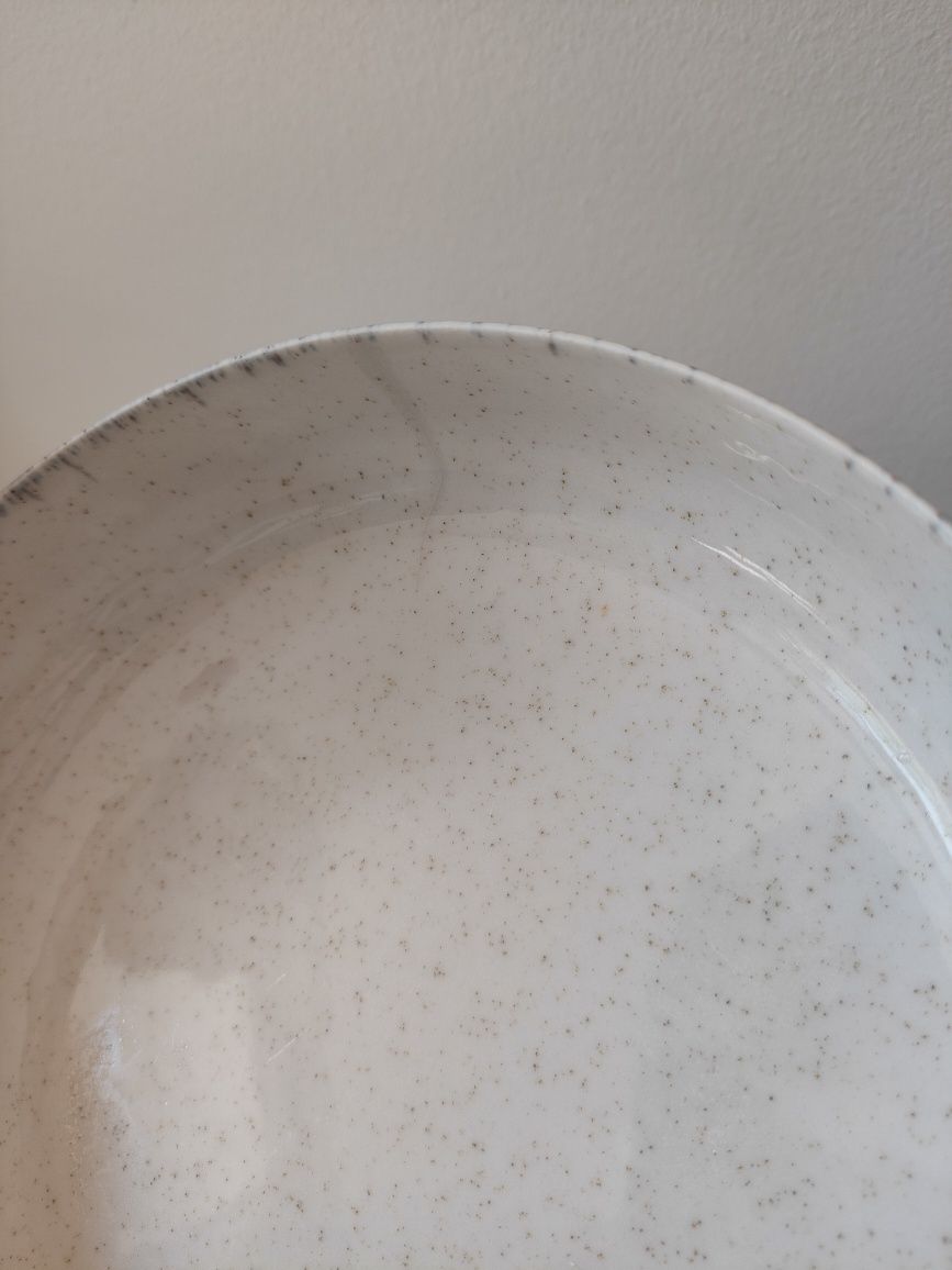 Porcelanowe miski głębokie talerze Zara home